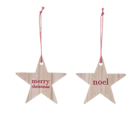 CHRISTMAS ORNAMENT // Wooden Stars