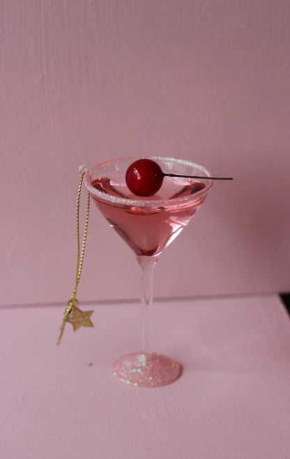 CHRISTMAS ORNAMENT // Pink Cocktail