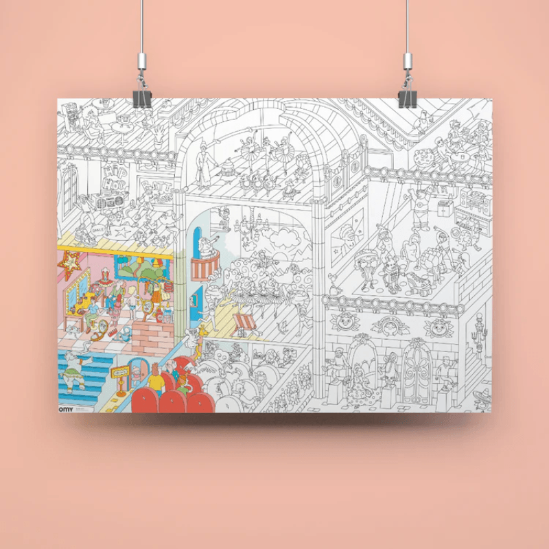 Giant Coloring Poster