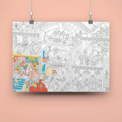 Giant Coloring Poster - Loja Real