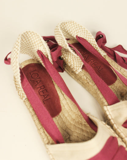 ESPADRILLES // Plataforma com Fitas