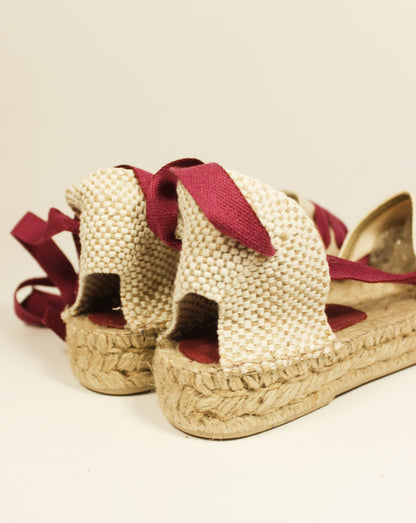 ESPADRILLES // Plataforma com Fitas