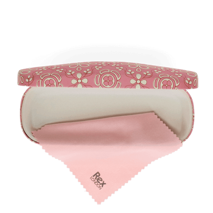 GLASSES CASE // Pink Flowers