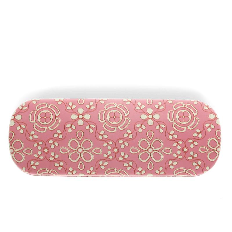 GLASSES CASE // Pink Flowers