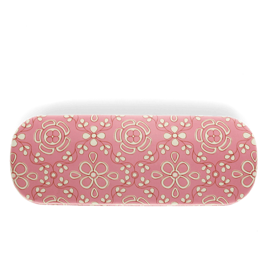 GLASSES CASE // Pink Flowers