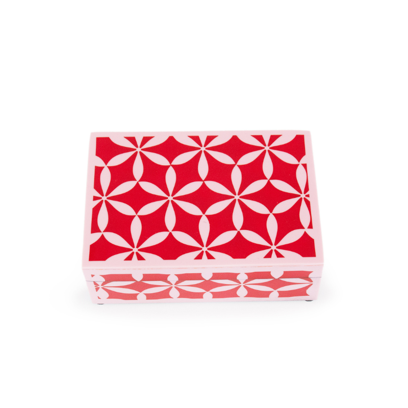 HELIO FERRETTI // Red and Pink Resin Box