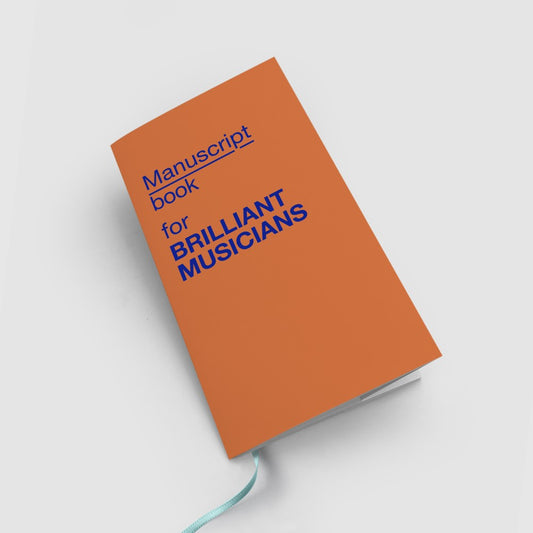 MANUSCRIPT BOOK // For Brilliant Musicians
