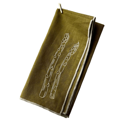 LINEN NAPKINS // Asparagus