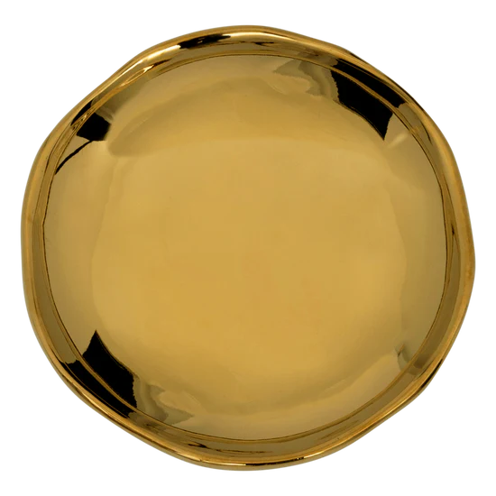 GOOD MORNING PLATE // Gold