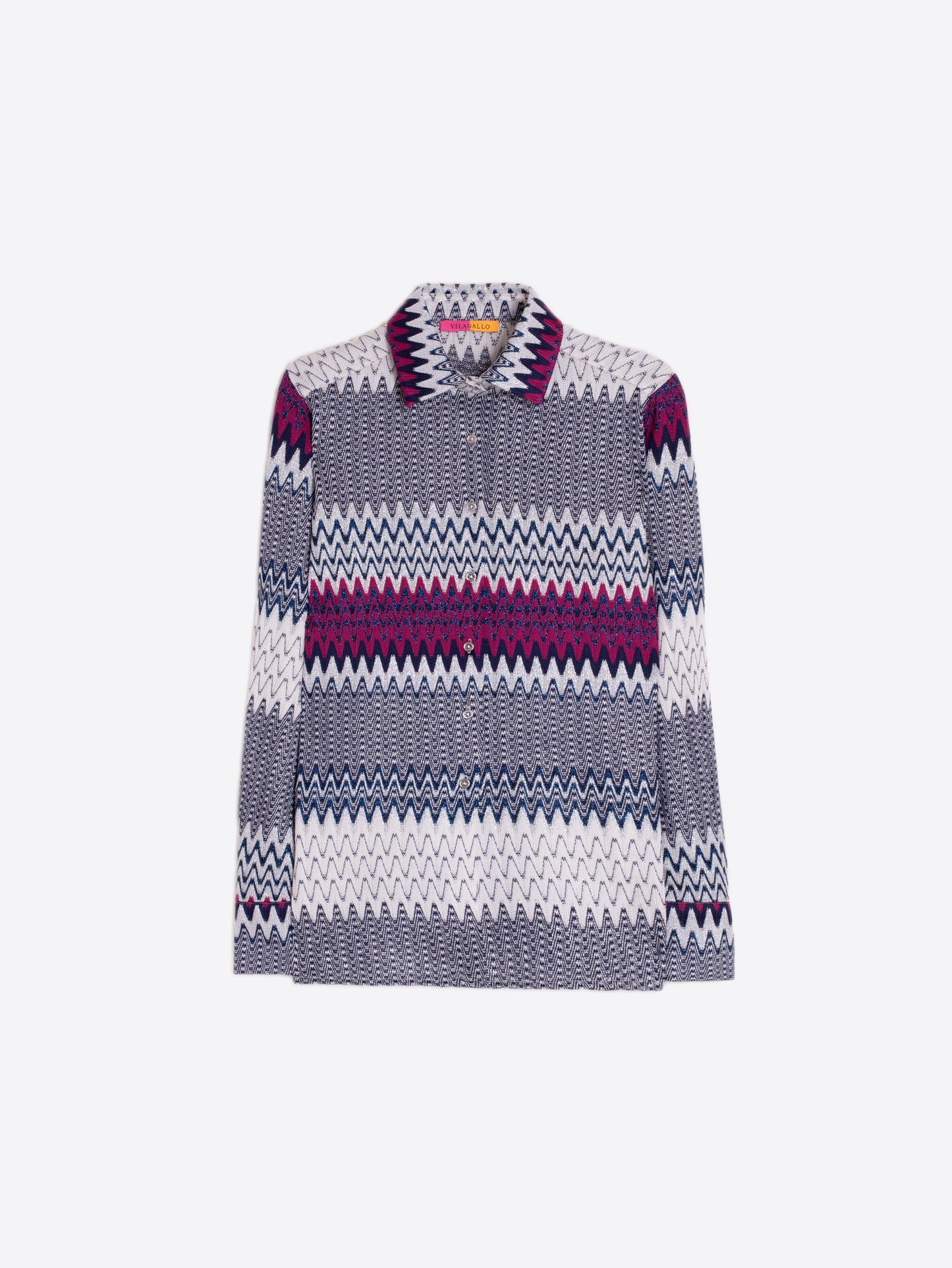 SHIRT // Navy Herringbone