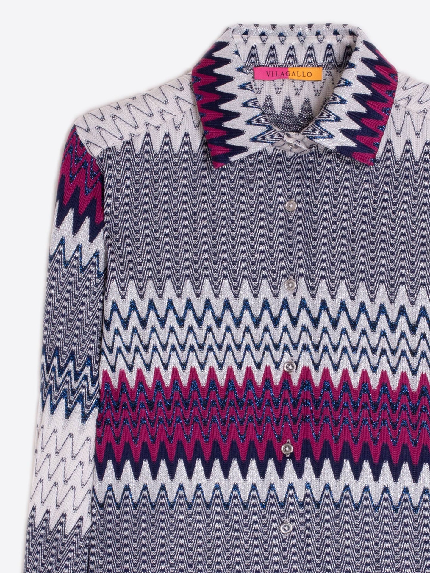 SHIRT // Navy Herringbone