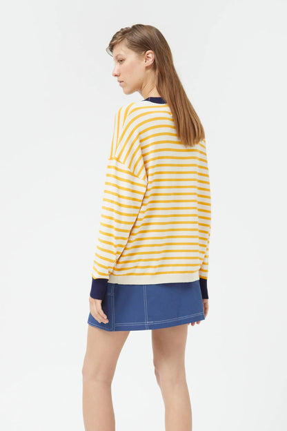 SWEATSHIRT // Striped printed