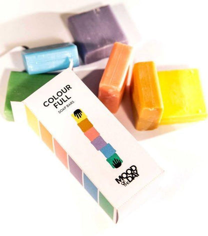 MOOD OF THE DAY // 6 colourful soap bars - Loja Real