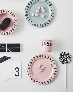 DESIGN LETTERS // Melamine Tableware Pink Gift Set