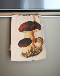 LINEN TOWELS // Mushrooms