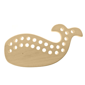BRIKI // Whale Lacing Toy