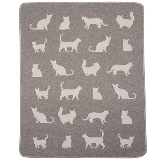 Pet Blanket // Cat Silhouettes