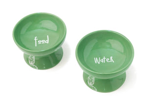 Ceramic Cat Feeder