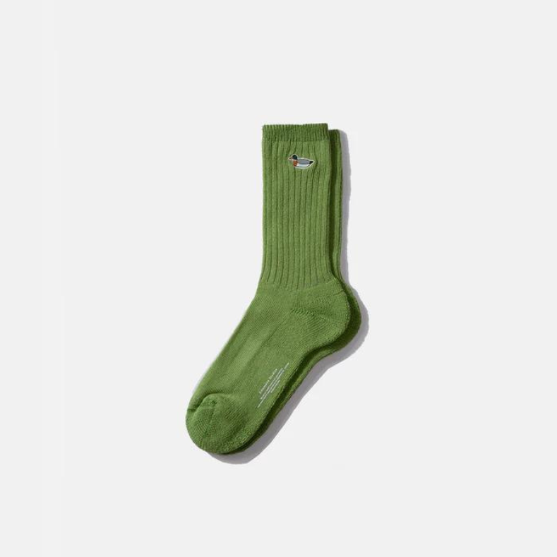 EDMMOND STUDIOS // Duck Socks Plain Green