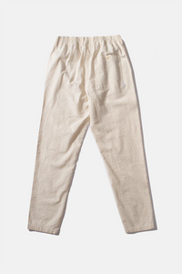 EDMMOND STUDIOS // Seersucker Pants Plain Off White
