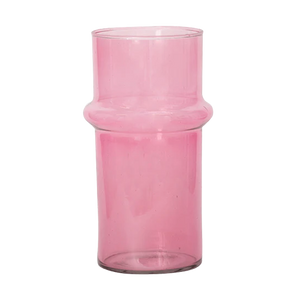 Pink Vase Recycled Glass