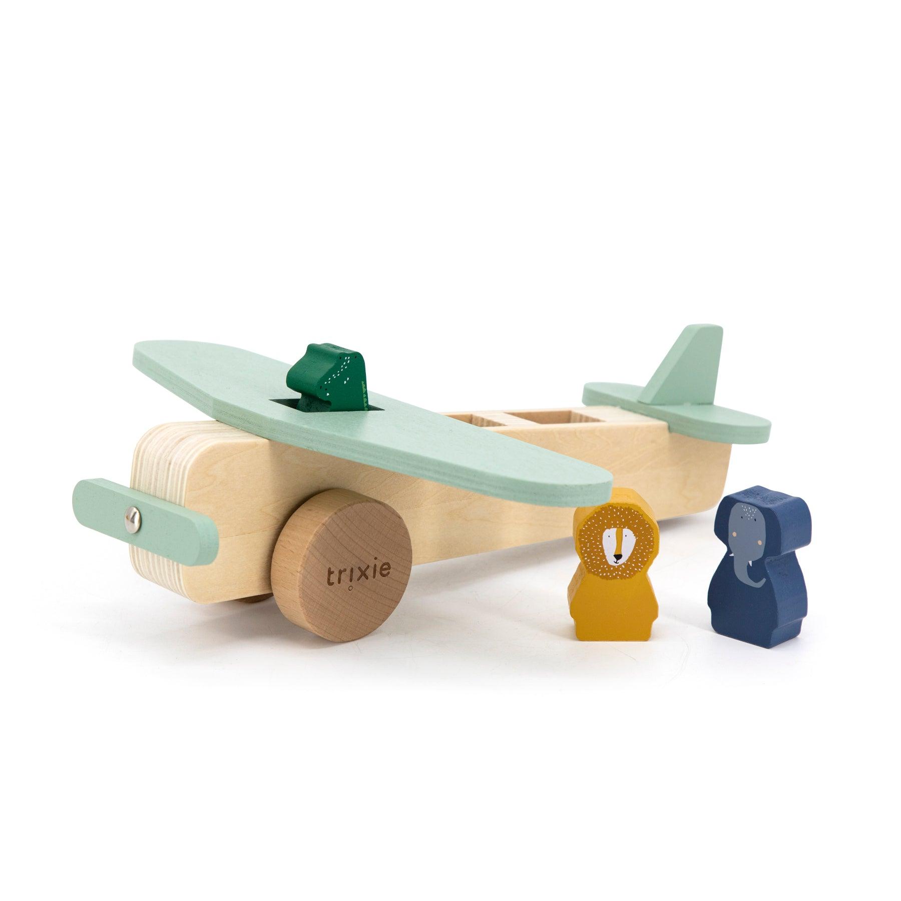 Wooden Animal Airplane - Loja Real