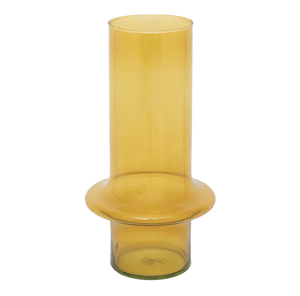 Yolk Yellow Vase Recycled Glass