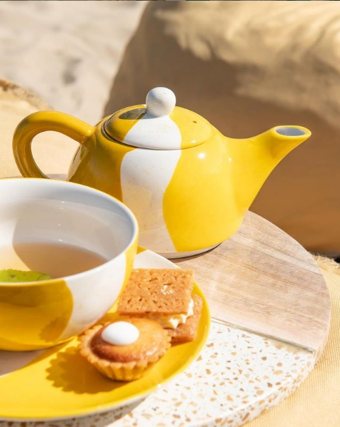 Tea Ware // Yellow & Ocre Ceramic