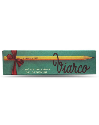 Green Vintage Box 12 Pencils