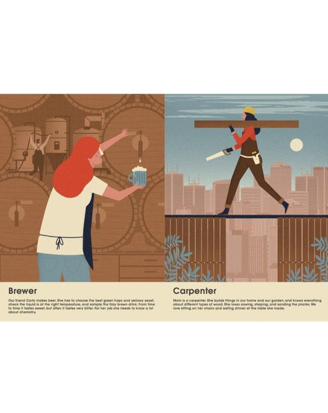 WHAT DO GROWN-UPS DO ALL DAY? // Illustrated by Dawid Ryski