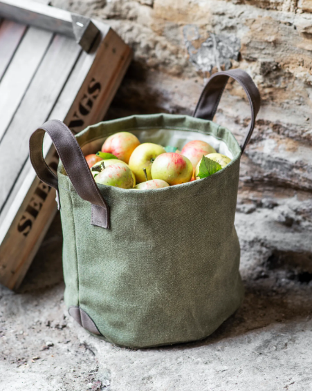 GARDEN BAG // Khaki fruit and vegetables bag