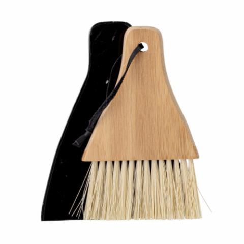 DUSTPAN & BROOM // Black and Bamboo - Loja Real