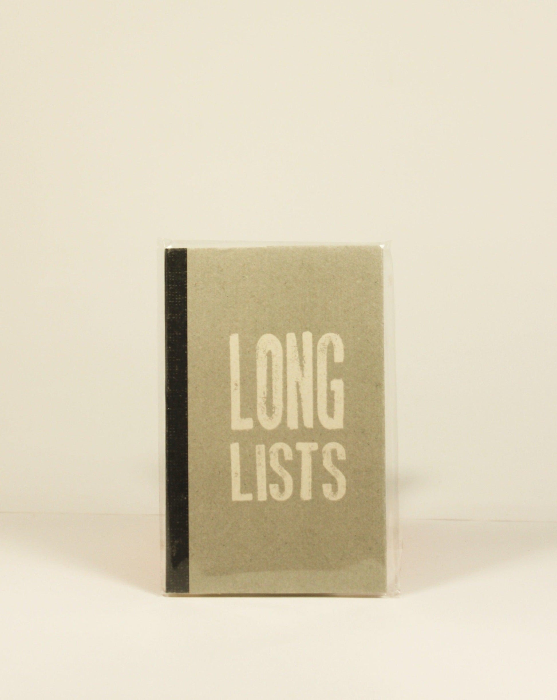 NOTEBOOK // Long Lists - Loja Real